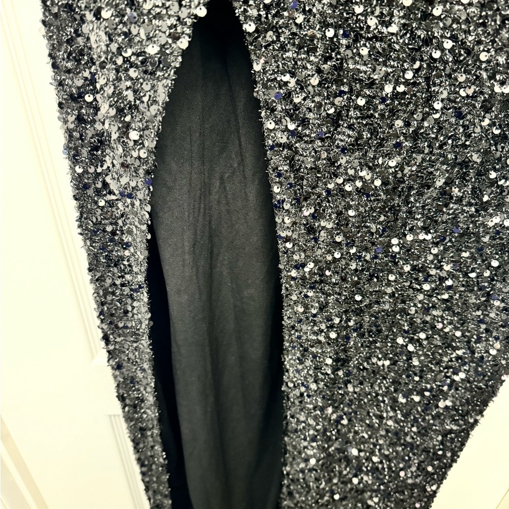 Long Elegant High Split Sequence Evening Gown. Si… - image 2